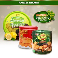 Parcel / Hampers Eid Al-Fitr Delicious Delicious Biscuits Khong Guan Hatari Lemonia