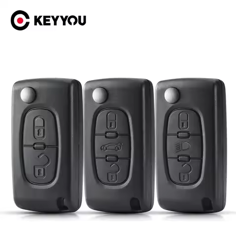 KEYYOU CE0523 Ce0536 For Peugeot 206 408 1/2/3/4/5/6/807 Partner For Citroen C1/2/3/4/5/6/7/8 Xsara 