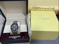 LONGINES 浪琴 康卡斯系列 自動機械機芯 男士手錶  41mmMen's Watch(貨號：7313dk)
