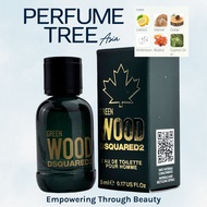 Dsquared2 Green Wood Homme EDT Travel Mini Dabber 5ML Men Perfume Woody Fresh Perfume Original Perfu