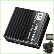 Capture Card for Streaming 1080P Audio Capture Adapter 60FPS Adapter Low Latency Recorder 4K Device 