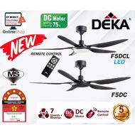 Deka Kronos DC Inverter Motor Ceiling Fan (56 Inch) 14-Speed 5 Blades Ceiling Fan WIith LED Light 风扇 KIPAS SILING