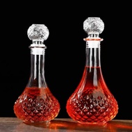 [Wine Bottle] 500ml Wine Bottle Foreign Wine Bottle Glass Wine Bottle Decanter Small Wine Bottle Emp
