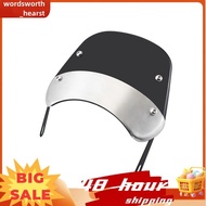 Motorcycle Windshield Wind Deflector Windscreen for CT125 CT 125 Super 2020-2021(Black)