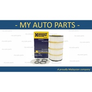 (E11H02 D155) HENGST OIL FILTER MERCEDES W203/W210/W211 M112 NYLON OIL FILTER (000 180 2609)
