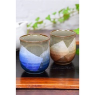 Waza no Kura stylish pair teacup Kutani ware couples teacup silver-colored ceramic luxury brand Japa