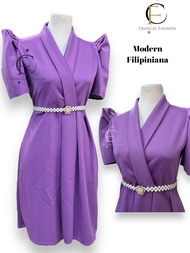 Trendy Midi filipiniana modern dress for Contemporary Occasions Modern Filipiniana Dress Francel Mid