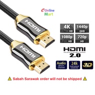 UHD 4K HDMI 2.0 Cable (3D ARC HDCP 2.2) 4K UHD TV HDMI to HDMI Cable
