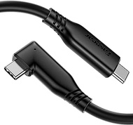 USB C to Type C Cable 20Gbps, Fasgear 100W PD 5A Fast Charging USB C 3.2 Gen2x2 Data Cable, 4K@60Hz Video TPE Cord Compatible for Mac-Book Pro, i-Pad Pro, Dell, Sam-sung S22, USB-C Monitor (1m,Black)