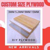 DIY Plywood board Timber Papan Kayu 3mm 5.2 9mm 15mm storage almari rak cover dapur buku shelf kitchen chair kerusi meja