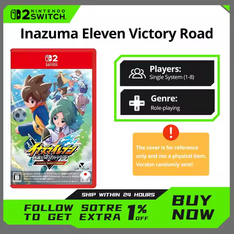 Nintendo Switch 2 INAZUMA ELEVEN Victory Road Original Physical Game Card Soccer RPG Sports Adventur