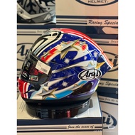 Japanese Arai RX-7X 99 Orange Rabbit Big Eye Nakano Red '99 Maya RX7X Safety Helmet Painted Duck Tai