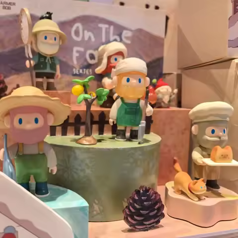 Farmer Bob On The Farm Collection Decoration Blind Box Desktop Decoration Statues Trendy Play Myster