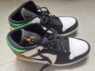 Air Jordan 1 Mid 綠色橙色波鞋