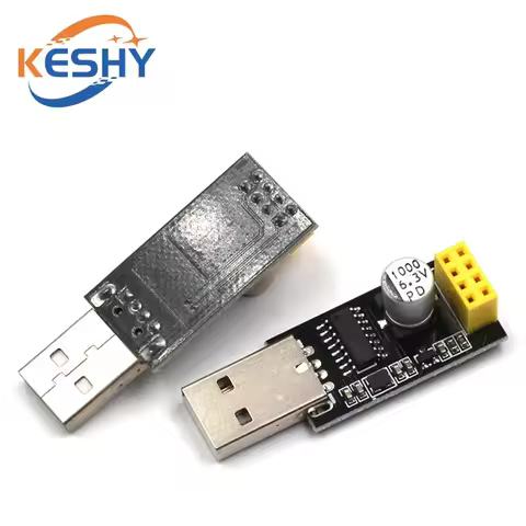 ESP01 Programmer Adapter UART GPIO0 ESP-01 Adaptaterr ESP8266 CH340G USB to ESP8266 Serial Wireless 