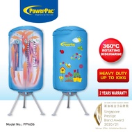 PowerPac Portable Clothes dryer, Electric clothes dryer, Baby Clothes Dryer With UV Waterproof cover