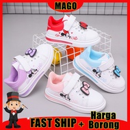 Mago *Size 26-37* Reben Cute Kids Shoes Girl Sports Shoes Kasut Budak Perempuan Running Shoes (26107