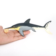 Children's Toys Solid Simulation Marine Animal Model Prehistoric Biology Chalk Dinosaur Mosasaurus F