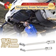12-Point Double Flexible Socket Wrench (Metric) - Two-Way Swivel Head Tool for Workshop & Repair