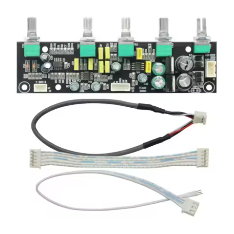 NEW NE5532 Subwoofer Preamplifier Tone Board 2.1 AC12V-15V Preamp Treble Bass Ultra low frequency In