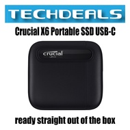 Crucial X6 Portable SSD USB-C ready straight out of the box - 500GB | 1TB
