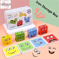 Children's Educational Games Learning Game Emoji Educational Toys For Children Cards Emoji Blocks Ch