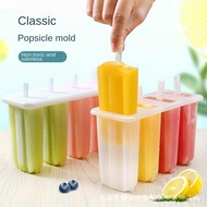 1PC Popsicles Mold/4 Cells Plastic Frozen Ice Cream Molds/Popsicle Maker/ Lolly Mould Tray/DIY Homemade Dessert Cooking