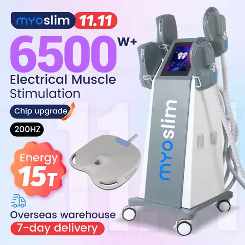 MYOslim EMS Body Sculpting Machine Body Sculpt 6500W 200hz Fat Removal Muscle Fitness Sculpting Mach