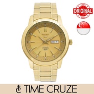 [Time Cruze] Seiko 5 SNKM94  Automatic 21 Jewels Gold Tone Stainless Steel Men Watch SNKM94K SNKM94K1