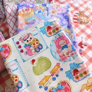 Pure Cotton Anime Cartoon Print Fabric - DIY Decoration & Crafting
