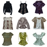 (up29oct) Mini Dress Shirt Fairy vtg hippie Second Hand