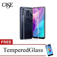 Clear Soft Case for Sharp Aquos V6 - V6 Plus 2022 - 6.52 inch - Gratis Tempered Glass