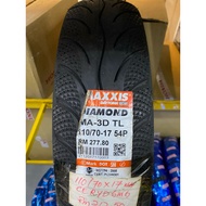 TAYAR MAXXIS DIAMOND MA-3D TUBELESS 110/70/17