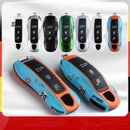 Car Key Case for Porsche Cayenne 718 MACAN Panamera 911 Macan Boxster Cayman Multiple Painting Repla