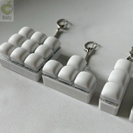 ROLY Fidget Keychain, Keycap 3/4/9Keys Finger Keyboard Cap, Relaxing DIY Keyboard Keys Button Relief