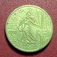 Koin Prancis 50 Euro Cent (1st map)
