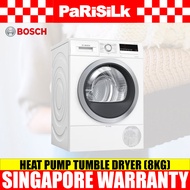 (Bulky) Bosch WTR85V00SG Series 4 Heat Pump Tumble Dryer (8KG)(Energy Efficiency 5 Ticks)
