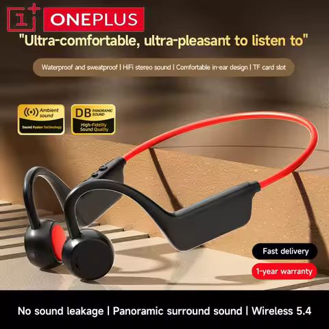 OnePlus Bluetooth Earphones Bone Conduction Headphone Wireless Open Headset Hands-free Waterproof Sp