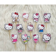 Hello Kitty CC Topper for cupcake decoration etc.