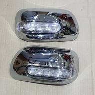 Cover spion Avanza New vvti tipe G 2008-2011 chrome krom lampu led