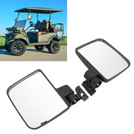 TMA~ Golf Cart Side Mirror Foldable 180° Adjustable HD Glass Golf Cart Side Rear View Mirror Replace