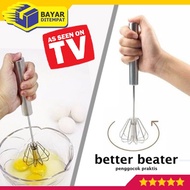 Manual Egg Beater Better Beater Hand Mixer Practical Manual Stainless Steel Egg Beater