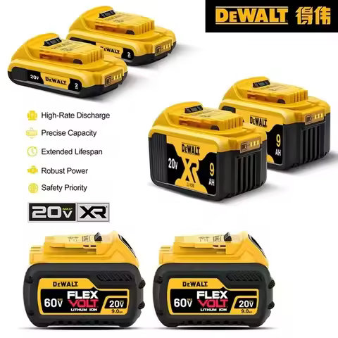 Original Dewalt Flexvolt 20V/60V battery DCD887 DCD805 DCF860 Dcd796 DCG406 DCF880 DCF512 DCD805 dew