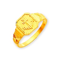 Top Cash Jewellery 916 Gold Box Anchor Design Ring