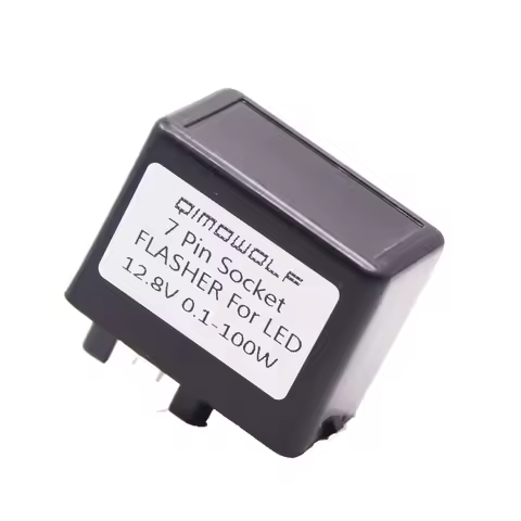 7 Pin 12V Light Turn Signal Flash Controller LED Flasher Relay For Suzuki GSXR SV DL 38610-03F00, 38