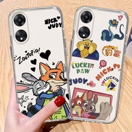 J-50 Zootopia Soft Case for OPPO A60 A58 A78 A38 A17 A18 Reno 13F 5G