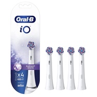 Oral B io Ultimate White Replacement Brush Heads, White, 4 Count
