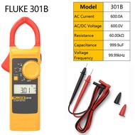 ซีรีส์ Fluke 301แคลมป์มิเตอร์กรามแบบพกพา10มม. กระแสไฟฟ้ากระแสสลับ/โวลต์ DC Ω ความถี่301A 301A + 301D