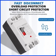 ☬ ◹ ┘ TAXNELE Solar Molded Case DC Circuit Breaker MCCB Overload Protection Photovoltaic PV Battery