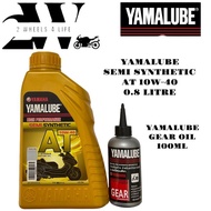 YAMALUBE 10W40 AT SCOOTER ENGINE OIL SEMI SYNTHETIC 0.8 L/ MINYAK HITAM/ LUBRICANT/ GEAR OIL 100ML MINYAK PELINCIR